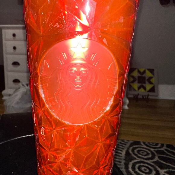 Starbucks Winter Holiday Red Jeweled Tumbler 24oz 2023 Brand New. Never Used - Picture 3 of 6